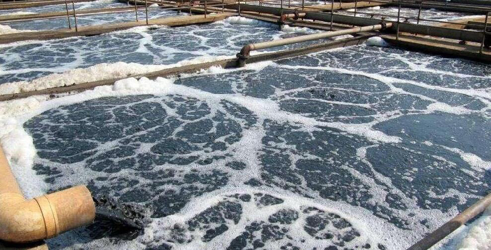 （圖：市政直排污水起泡現(xiàn)場(chǎng)）